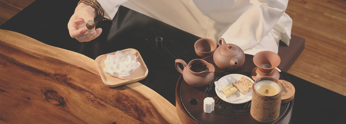 Aromatherapy with Le Rustique's scented candles and pure essential oils for relaxation