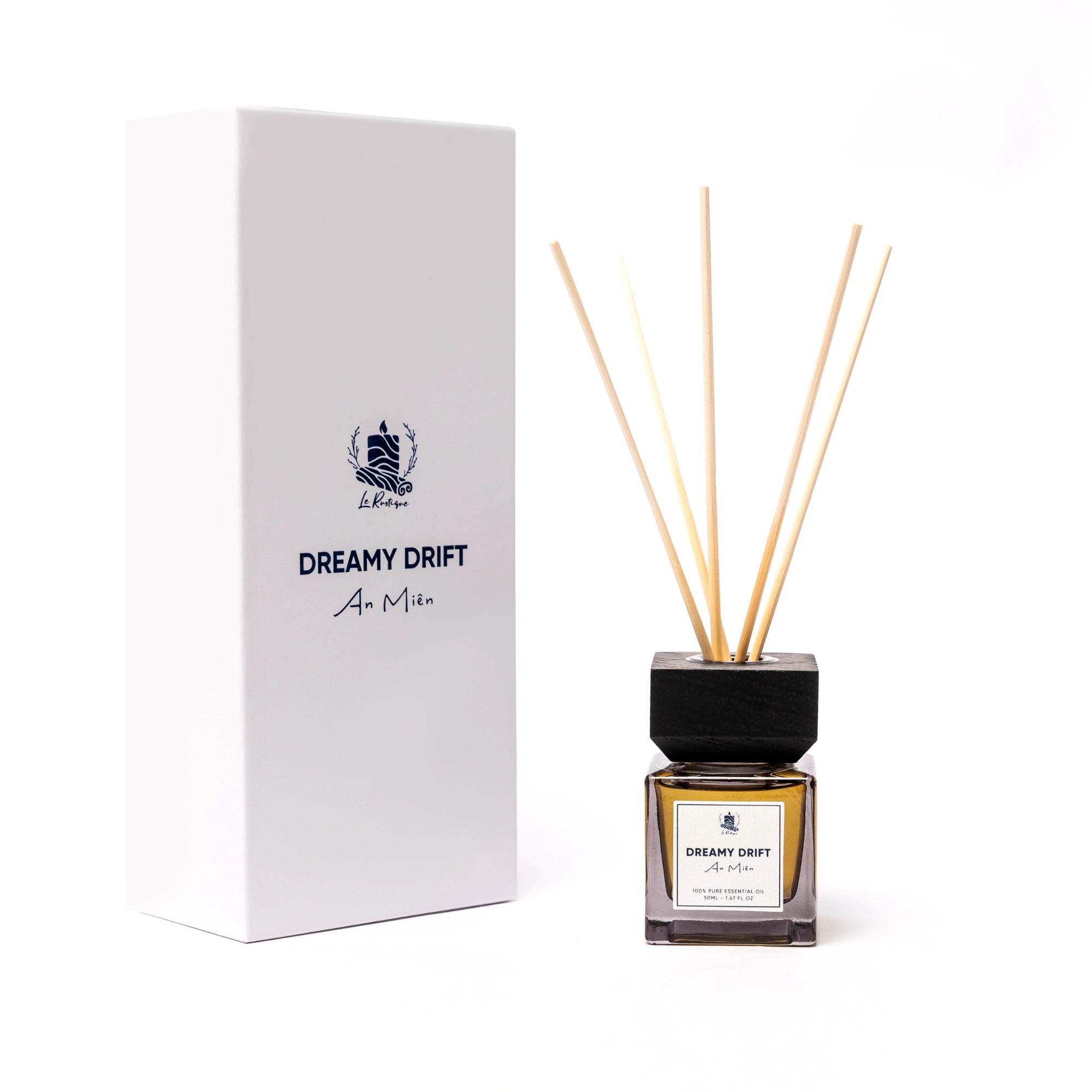 Dreamy Drift Reed Diffuser with Essential Oil - 50 ML for aromatherapy
